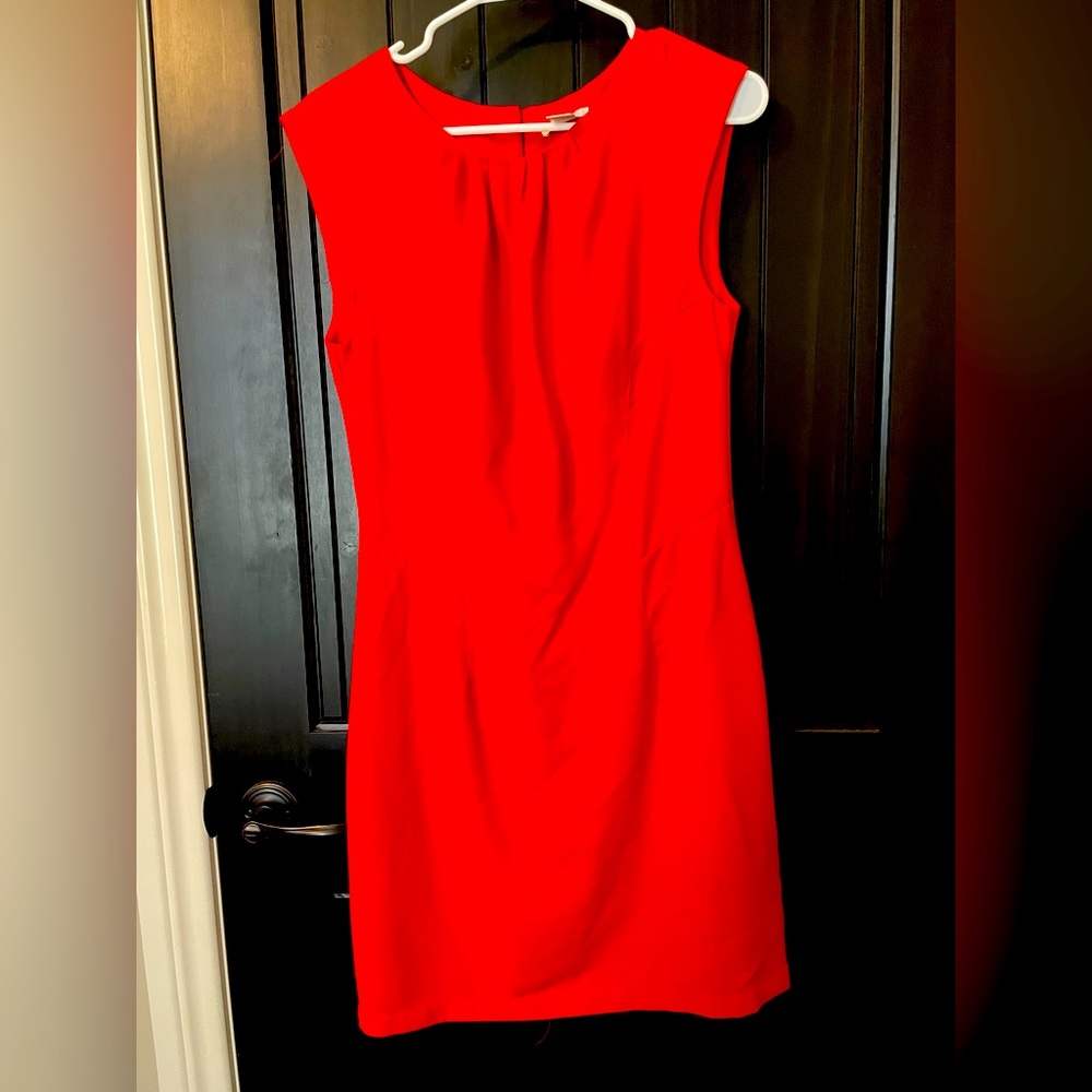 Red dress size 12, fits like 8, perfect for the holidays, valentines